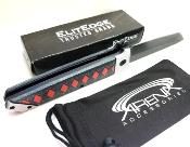 EE10A102BKR Lot de 3 Couteau ElitEdge Japanese Katana Samurai Tanto A/O Lame Acier 420C - Livraison Gratuite