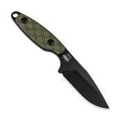 KI1064A1 Couteau Kizer Muskrat Green Lame Acier D2 Etui Kydex - Livraison Gratuite