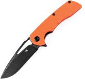 KT1001B4 Couteau Kansept Kryo Orange Lame Acier D2 Black IKBS - Livraison Gratuite