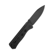 QS150A2 Couteau QSP Canary Black Folder Lame Acier 14C28N Blackwash IKBS - Livraison Gratuite 