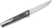 RS8071CS Couteaau Real Steel Kikashi Black G10/Carbon Fiber Lame Acier 14C28N SW IKBS - Livraison Gratuite