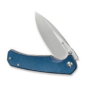 S240253 Couteau SENCUT Skarnax Blue Micarta Lame Acier 9Cr18MoV IKBS - Livraison Gratuite