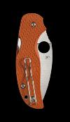 SC123BORP Couteau Spyderco Sage 5 Burnt Orange Lame Acier CPM-REX121 - Livraison Gratuite