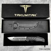 TKF211SW Couteau Takumitak Exit Point Drop Point Stonewash Lame Acier D2 Etui Kydex - Livraison Gratuite