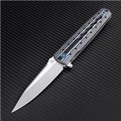 Couteau Artisan Virginia Acier S35VN Manche Black/White G-10 ATZ1807GBWS - Free Shipping