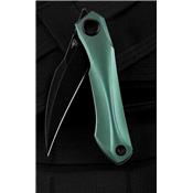 BTKT2004E Couteau Bestech Knives Ivy Green Lame S35VN Manche Titane - Livraison Gratuite