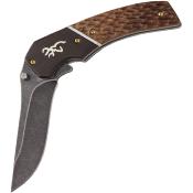 BR0392B Couteau Browning Hunter Series Lame Clip Point Acier 440C Liner Lock - Livraison Gratuite