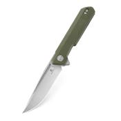 BTKMK01B Couteau Bestech Bestechman Dundee Green Lame Acier D2 IKBS - Livraison Gratuite