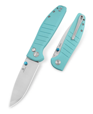 BTKMK04B Couteau Bestech Goodboy Light Blue Lame Acier D2 SW IKBS - Livraison Gratuite