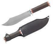 CTK397570HC Couteau Condor Pioneer Bowie Lame Acier Carbone 1075 Etui Cuir Salvador - Livraison Gratuite