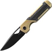 KI3634SA3 Kizer Cutlery Mini Militaw Manche Titane/Zalium Lame Acier S45VN Framelock - Livraison Gratuite