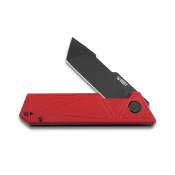 KUB104D Couteau Kubey Avenger Red G10 Lame Tanto Acier D2 IKBS - Livraison Gratuite