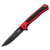 LSTSK01ARD Couteau LionSteel Skinny Red/Black Lame Acier CPM-Magnacut Black IKBS Italy - Livraison Gratuite