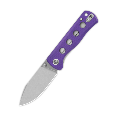 QS150D1 Couteau QSP Canary Purple Folder Lame Acier 14C28N Stonewash IKBS - Livraison Gratuite 