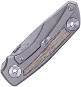 RS7101G Couteau Real Steel Delta 2600 Titane/Micarta Lame Acier S35VN - Livraison Gratuite