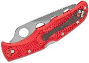 SC10TR Couteau Spyderco Trainer Endura 4 Red Lame Acier AUS-6 Japan - Livraison Gratuite