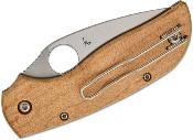 SC152NLWDP Couteau Spyderco Chaparral Slipjoint Lame Acier CTS-XHP Manche Erable - Livraison Gratuite