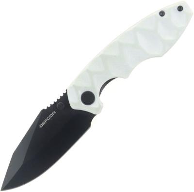 TD004F4 Couteau Defcon Jade Lame Acier 14C28N Blk Linerlock - Livraison Gratuite