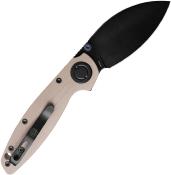 VOSA2802 Couteau Vosteed Shilin Cutter Olive G10 Lame Acier 154CM SW IKBS - Livraison Gratuite