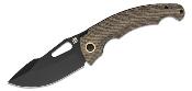 ATZ1860PBODG Couteau Artisan Cutlery Xcellerator OD Green Lame Acier AR-RPM9 Black IKBS - Livraison Gratuite