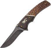 BR0392B Couteau Browning Hunter Series Lame Clip Point Acier 440C Liner Lock - Livraison Gratuite