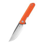 BTKMK01H Couteau Bestech Bestechman Dundee Orange Lame Acier D2 IKBS - Livraison Gratuite