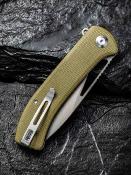 CIVC2024B CIVIVI RIFFLE Olive MICARTA FLIPPER Lame 14C28N - Livraison Gratuite