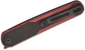 CIVC230151 Couteau CIVIVI KwaiQ Burgundy/Black Lame Acier Nitro-V Blk Tanto IKBS - Livraison Gratuite