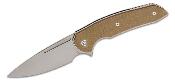 FF005T Couteau Ferrum Forge Stinger Tan Lame Acier Nitro-V - Livraison Gratuite