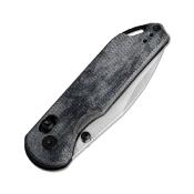 KIV3549A2 Couteau Kizer Assassin Denim Lame Acier Nitro V Black - Livraison Gratuite