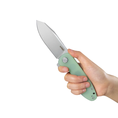 KUB358C Couteau Kubey Master Chief Outdoor Jade Blade AUS-10 IKBS - Livraison Gratuite