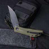 RS7051BG Couteau Real Steel Ventus Od Green Lame Acier D2 Black Slip Joint - Livraison Gratuite