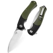 BTKG32A Couteau Bestech Penguin Black/Green G10 Lame D2 - Livraison Gratuite