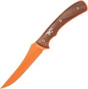 BR0532B Couteau Browning Union Bluff Lame Trailing Point Acier D2 Etui CUir -  Livraison Gratuite