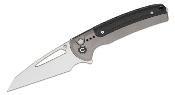 CIVC22025B2 Couteau CIVIVI Sentinel Gray/Black  Lame Acier K110 Stonewash Reverse Tanto IKBS - Livraison Gratuite