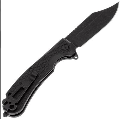 DGRPWFBKBW Couteau Daggerr Powie Black Lame Bowie Acier 8Cr14MoV - Livraison Gratuite