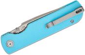 J1937BU Couteau CJRB Cutlery Nova Blue Lame Tanto Acier AR-RPM9 IKBS - Livraison Gratuite