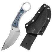 KG004A7 Couteau Kansept Niko Blue Frag Lame Clip Point Acier D2 Etui Kydex - Livraison Gratuite