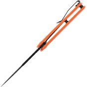 KT1001B4 Couteau Kansept Kryo Orange Lame Acier D2 Black IKBS - Livraison Gratuite