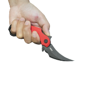 KUB298F Couteau Kubey Rogue Pikal Karambit Red Lame Acier 14C28N SW IKBS - Livraison Gratuite