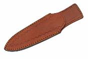 PA203493 Couteau de botte Rite Edge Lame Acier Inox Etui Cuir - Livraison Gratuite