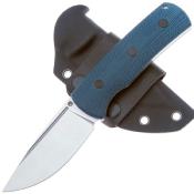 PFKP01FBMS Couteau Petrified Fish Beluga Blue Lame Acier N690 Satin Etui Kydex - Livraison Gratuite