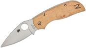 SC152NLWDP Couteau Spyderco Chaparral Slipjoint Lame Acier CTS-XHP Manche Erable - Livraison Gratuite