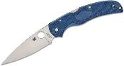 SC244PDBL Couteau Spyderco Native Chief Blue Lame Acier CPM-S110V Made USA  Lockback  - Livraison Gratuite