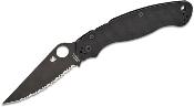 SC36GSBK2 Couteau Spyderco Military 2 Black Lame Acier S30V Serr Compression Lock USA - Livraison Gratuite