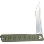 STT302GN Couteau Pliant S-Tec Tanto OD Green G10 Lame Acier 7CR17MOV - Livraison Gratuite