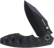 TD004F2 Couteau Defcon Black Lame Acier 14C28N Blk Linerlock - Livraison Gratuite