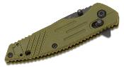 BCMC900OD7BSR Couteau Backup Bear OPS Mini Rancor IX OD Green Lame Acier D2 Serrated Crossbar Lock Made USA - Livraison Gratuite