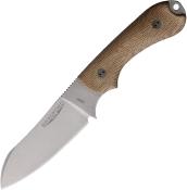 BRAD3SF104 Couteau Bradford Knives Guardian 3 Natural Lame Acier N690 Sheepsfoot Etui Cuir USA - Livraison Gratuite