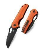 BTKG36E Couteau Bestech Operator Orange Lame Black D2 - Livraison Gratuite